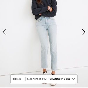 Madewell Mid-Rise Perfect Vintage Jean light wash